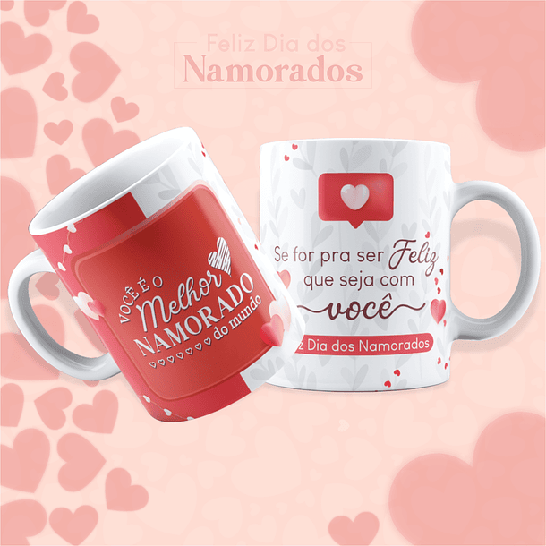 36 Artes para Caneca e Azulejo Dia dos Namorados Arquivos Editáveis em Corel Draw 3