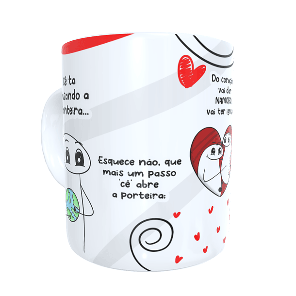 Arte para Caneca Cé Ta Cruzando A Fronteira - Fronteira Ana Castela 4