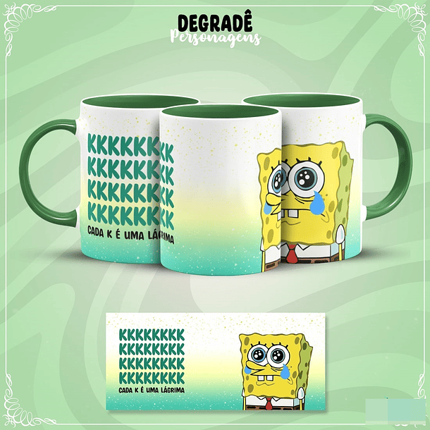 30 Artes para Caneca  Personagens Degradê Arquivos Jpg 5