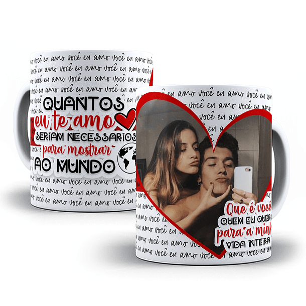 12 Arte para Caneca Dia dos Namorados Com Fotos Editável + Png 4