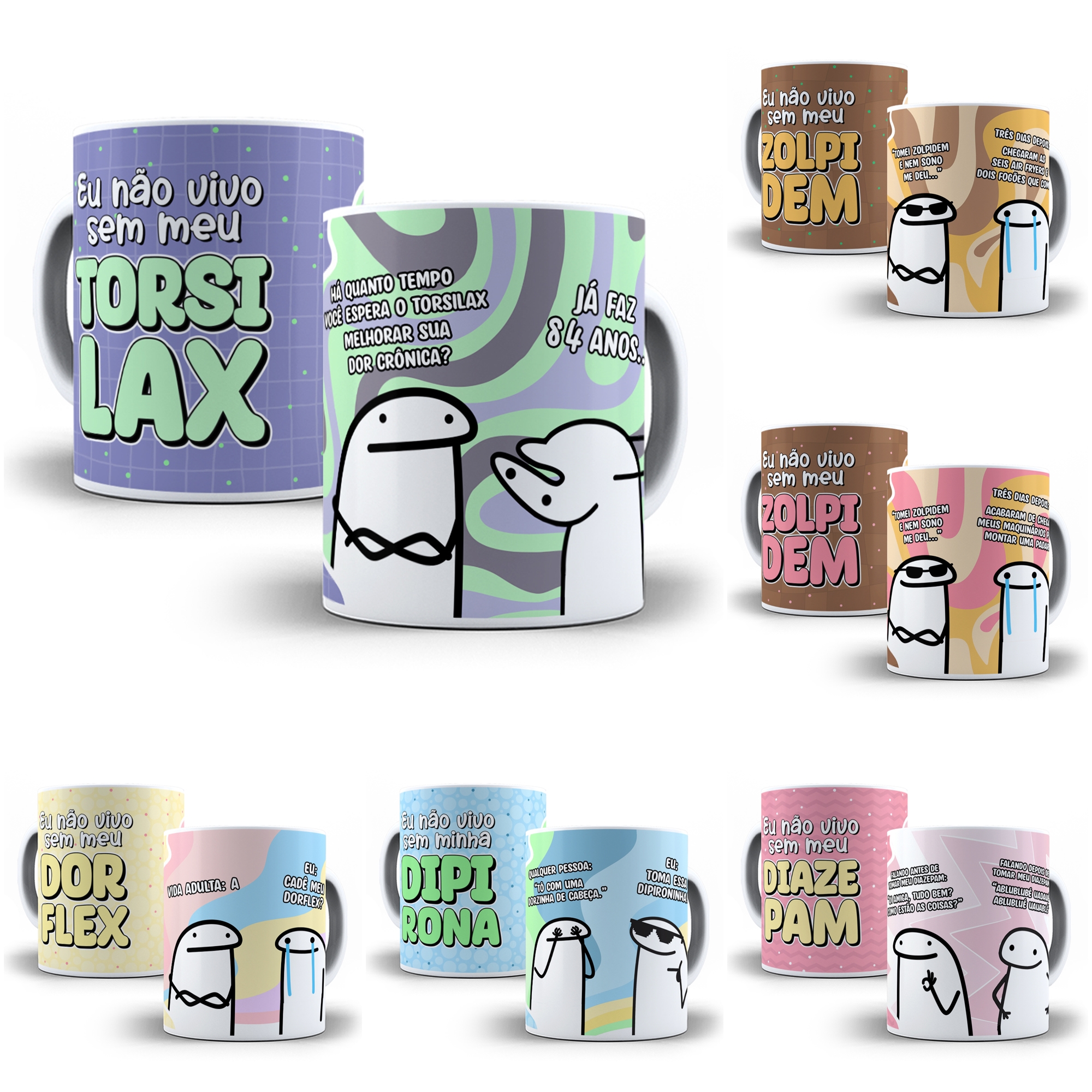 17 Arte Caneca Flork Hipocondríaco Remédios em Jpg 3