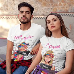 Arte Caneca Barbie Porque a Gente Se Completa Camisa Editável + Png