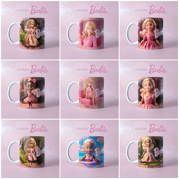 33 Artes Caneca Barbie em Jpg 1