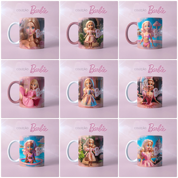 33 Artes Caneca Barbie em Jpg 3