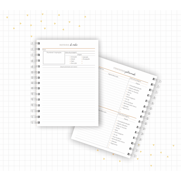 Arquivo Planner Youtuber e Minhas Postagens 2024 em Pdf  5