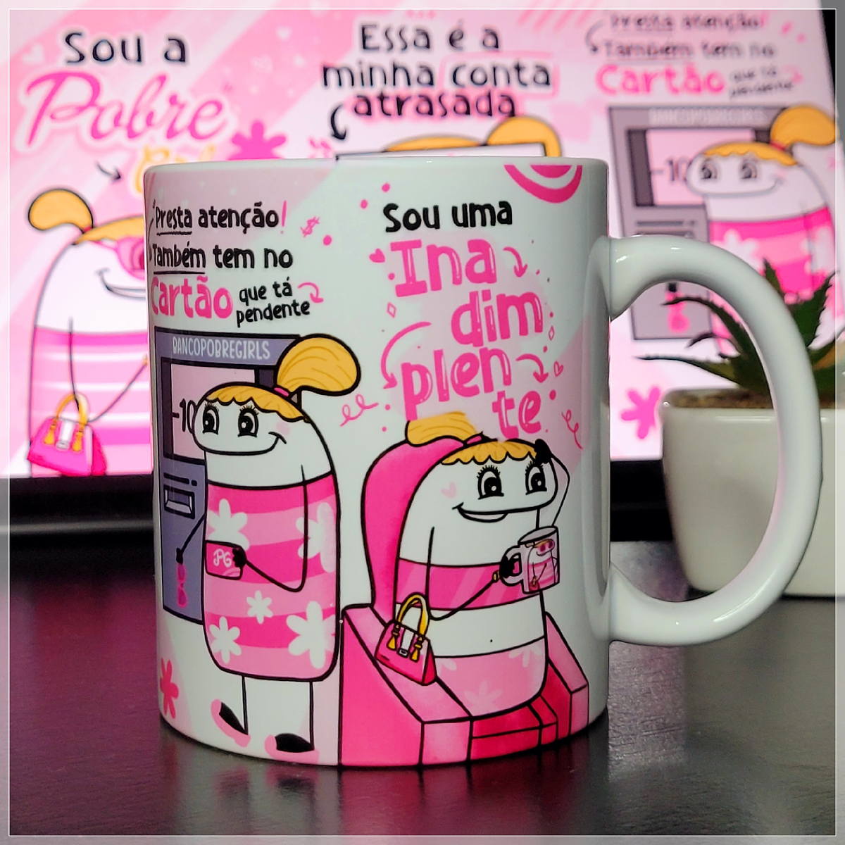 83 artes caneca flork bento memes editaveis cdr png