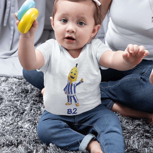 Arte Body Camisa Infantil Bananas de Pijamas B1 e B2 Arquivo