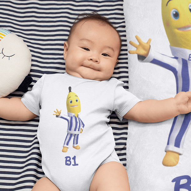 Arte Body Camisa Infantil Bananas de Pijamas B1 e B2 Arquivo