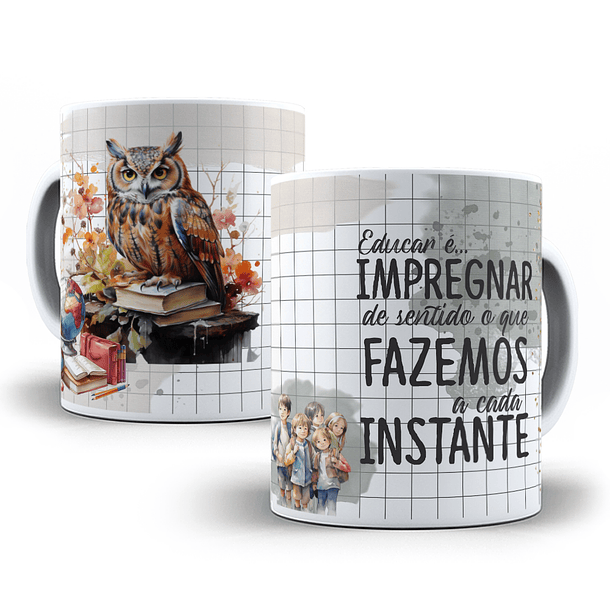 10 Artes para Caneca Dia dos Professores em CorelDraw 4