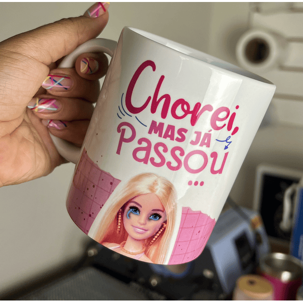 Artes para Caneca Barbie Debochada CorelDraw  3