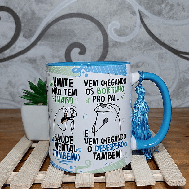 Arte Caneca Foi Passando no Crédito Esqueci a Fatura Azul Arquivo Png 3