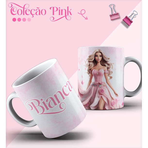 15 Artes para Caneca Barbie em Corel Draw 2