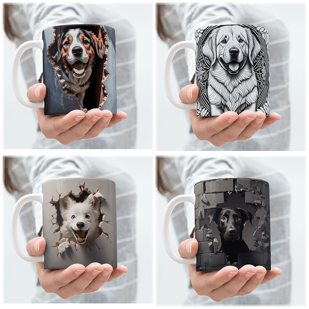 60 Artes para Sublimação Caneca 3d em Jpg 6