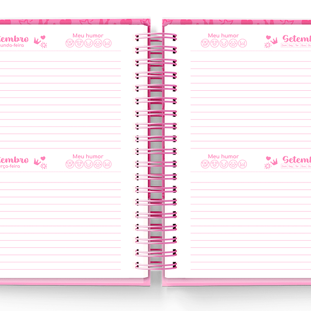 Arquivo Agenda e Caderno Rosa Menina Pink 2024 em Pdf   4