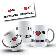 Arte Caneca Love My Criminologista Arquivo Png 