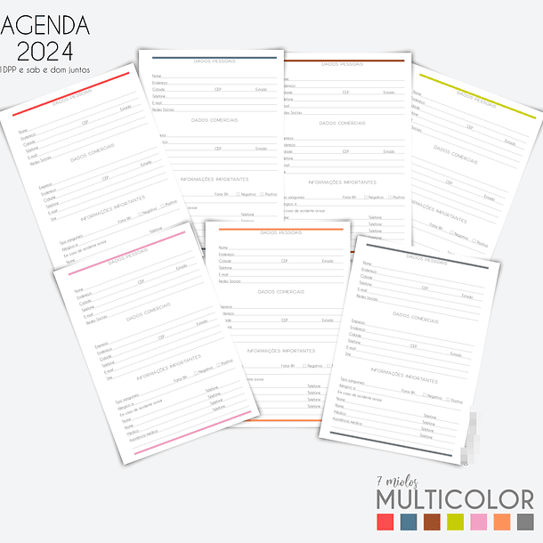 Arquivo Agenda MultiColor 2024 em Pdf  8