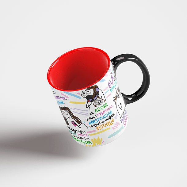 Arte Caneca Olha ela a Empreendedora Dona Proprietária Arquivo Png 3