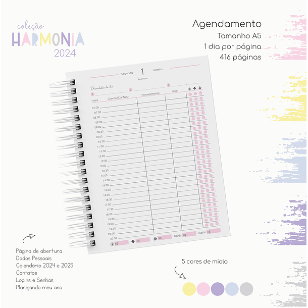 Arquivo Agendas 2024 Coleção Harmonia em Pdf 8