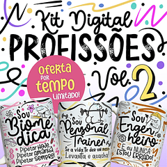 78 Artes Caneca Profissões Vol.2 Arquivo em Jpg