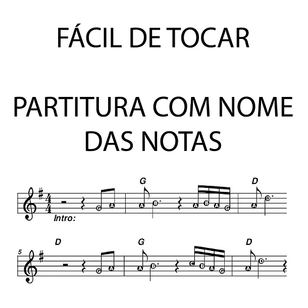 10 partituras Facilitadas Teclado Piano Músicas Internacional 2