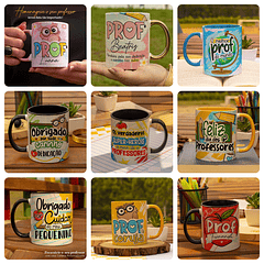 40 Artes para Caneca Dia do Professor 1.0 Arquivos Dia dos Professores Png