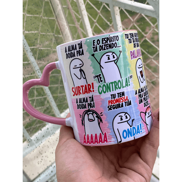 Arte Caneca A Alma Tá Doida pra Surta, A Alma ta doira pra AAAA... Arquivo Png 1