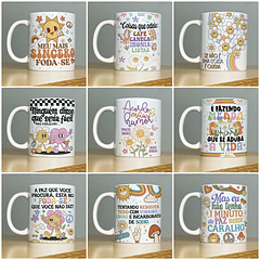 21 Artes Caneca Vibes Vol2 Arquivos em Jpg 