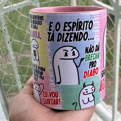 Arte Caneca A Alma Tá Doida pra Surta, A Alma ta doira pra AAAA... Arquivo Png