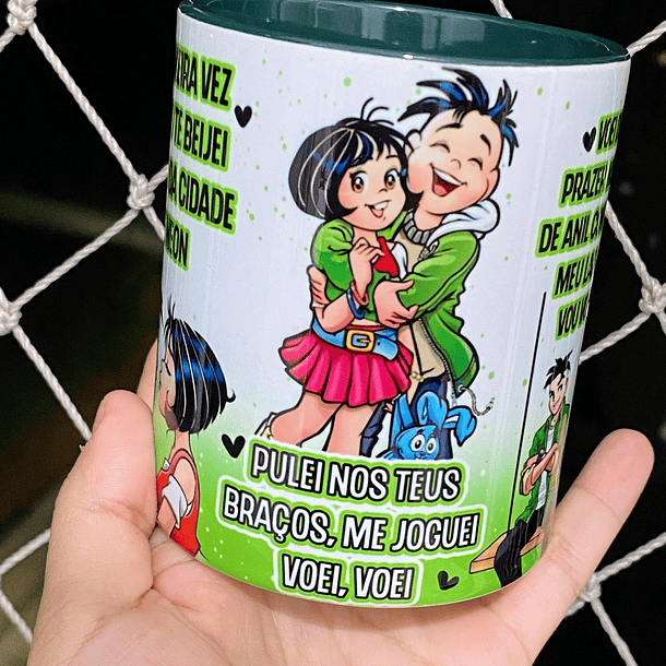 Arte para Caneca A primeira vez que eu te beijei no céu da cidade de neon Arquivo Png 2