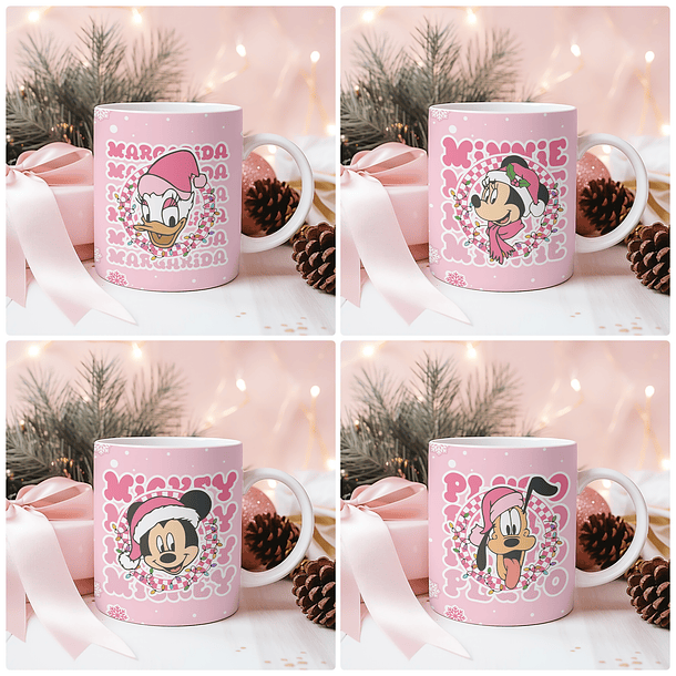 12 Arte para Caneca Mickey Natalino Candy em Jpg   2