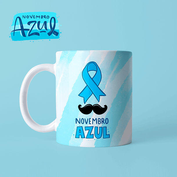 Arte Caneca Camisa Novembro Azul Arquivos Png 6