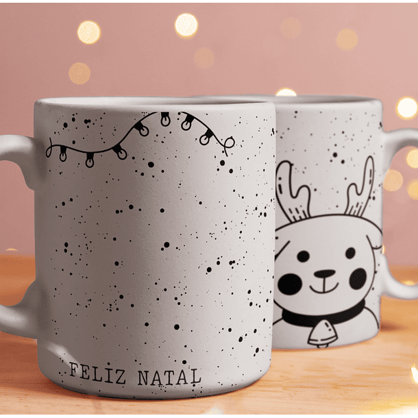 21 Arte para Caneca Natal em Corel Draw 6