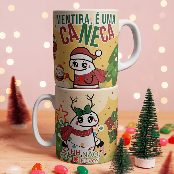 21 Arte para Caneca Natal em Corel Draw 10