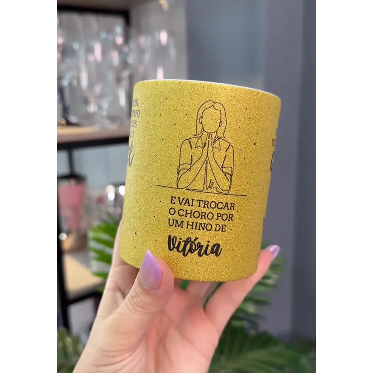 Artes para Caneca Você Vai Ver Quando Tempo Chegar Deus Vai