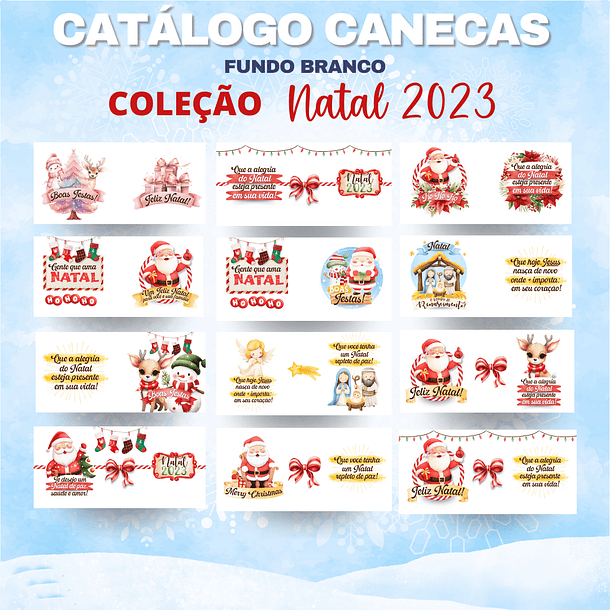 Kit Digital Natal 2023 Arquivos Completo em Png  6