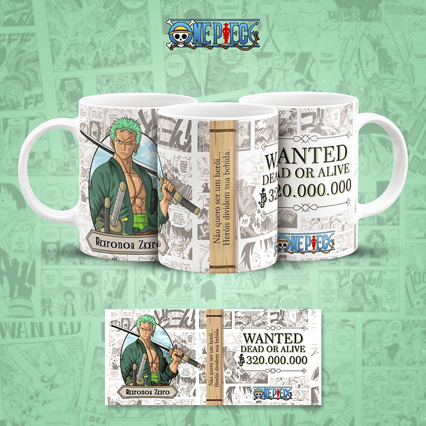 13 Artes para Caneca One Piece em Jpg 3