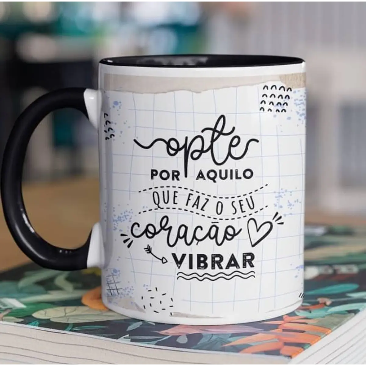 10 Arte para Caneca Frase Motivacional Seja Forte em Corel