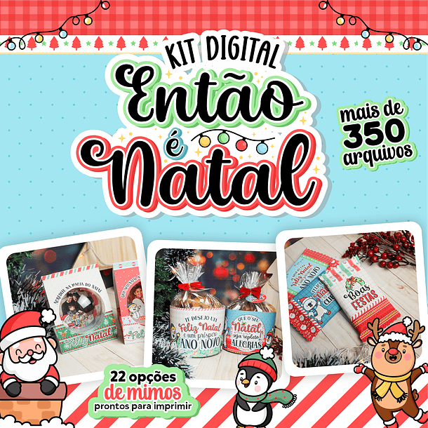 Arquivos de Corte Então é Natal em Pdf 1