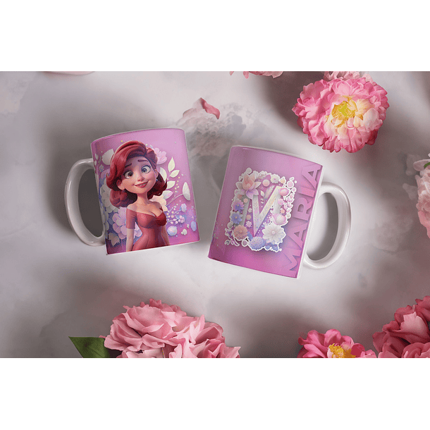 Artes para Caneca Alfabeto com Avatares em CorelDraw 8