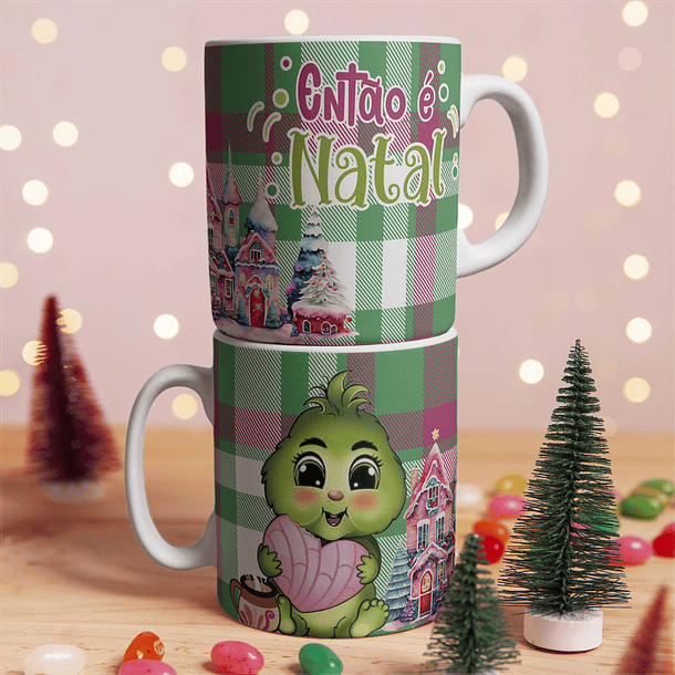 7 Artes Caneca Baby Grinch Arquivo em CorelDraw   3