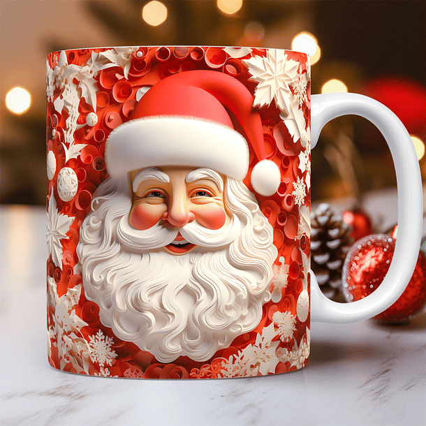 40 Artes para Caneca Natal 3d Arquivos Png 9