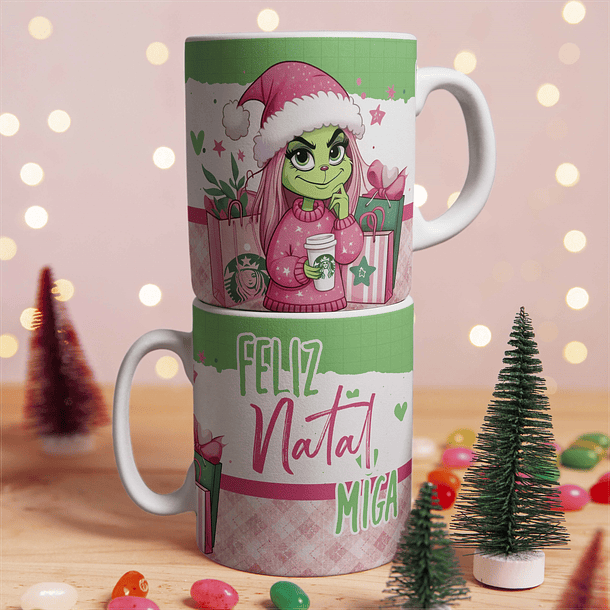 7 Artes Caneca Baby Grinch Arquivo em CorelDraw   7