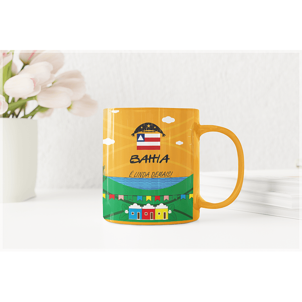 9 Artes para Caneca Estados do Nordeste Arquivo em CorelDraw 9