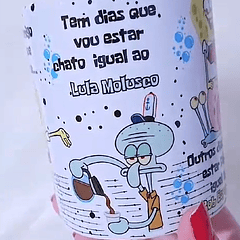 Arte Caneca Pra Viver comigo você tem que entender Bob Esponja Arquivo em Jpg