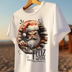 10 Artes para Camisa de Papai Noel de Terror Arquivo em CorelDraw