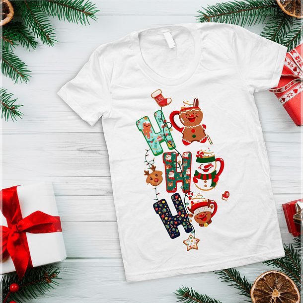 10 Artes para Camisa Ho Ho Ho Natal Arquivo em Photoshop 5