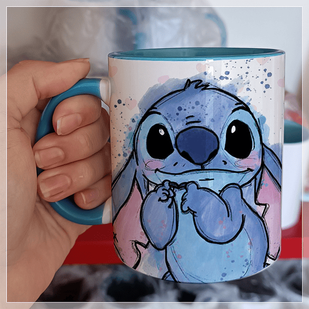 Arte Caneca Ohana Stitchi Arquivo em Jpg  2