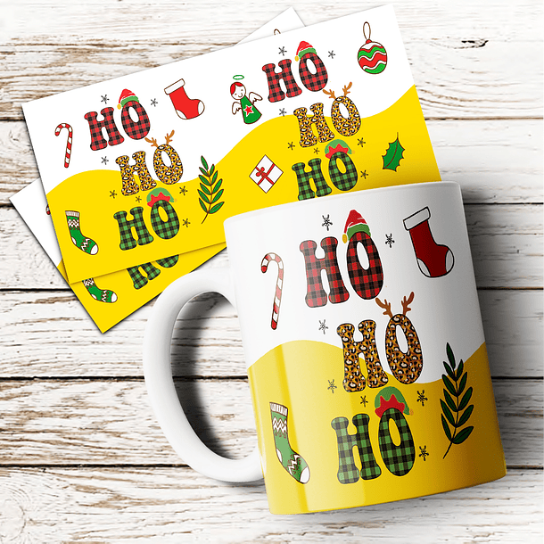 23 Artes para Caneca Natal Arquivo Editável  2