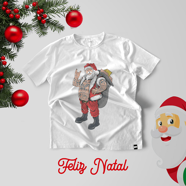 30 Artes para Camisa Papai Noel Natal Arquivo Editável  8