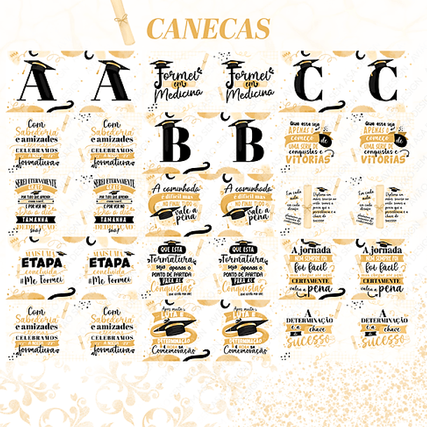 38 Artes para Caneca e Capa Agenda Formatura Arquivo em Jpg 6